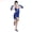 Blue, variant on Girls Party Dancewear Ballroom Dance Dress Girl's Sequined Fringe Latin Practice Dresses + Sleeves,Vintage Girls Dress Sizes 8-9 Years Pink