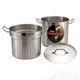 thumbnail image 4 of Winware - Olla para vapor/pasta de acero inoxidable de 20 cuartos con tapa, 4 of 4