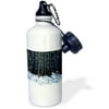 3dRose Winter In Pocono Mountains Pennsylvania, Sports Water Bottle, 21oz