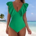 thumbnail image 2 of Sngxgn Swimsuits Tummy Control Bathing Suits for Women Swimwear(Green,M), 2 of 7