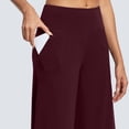 thumbnail image 5 of Plebaso Yoga Capri Pants for Women High Waisted Wide Leg Workout Pants Stretch Comfy Capris with Pockets, 5 of 8