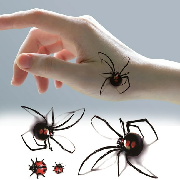 Kaola Waterproof Tattoo Sticker 3D Effect Ultra Thin Fashion Design  Temporary Spider Body Art Sticker for Unisex 
