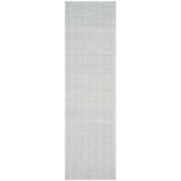 SAFAVIEH Marbella Pompeii Chevron Runner Rug, Light Blue, 2'3" x 8'