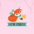 thumbnail image 3 of Inktastic 1st Birthday Woodland Fox 1 Year Old Baby Romper Coveralls, 3 of 4