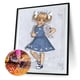 thumbnail image 1 of Cuadros Decorativos 5D DIY diamante pintura ojos grandes niña completo redondo taladro decoración DQrwqpou Nuevos Originales, 1 of 9