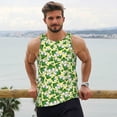 thumbnail image 6 of KLL Cartoon Frogs Print Men's Muscle Gym Workout Stringer Tank Tops Bodybuilding Fitness T-Shirts Tank Tops Men-Large, 6 of 7