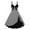 Black, variant on Wancir Women 50s Vintage Polka Dot Halter Cocktail Swing Dress Buttons Floral 1950s Rockabilly Audrey Hepburn Prom Tea Party Dress