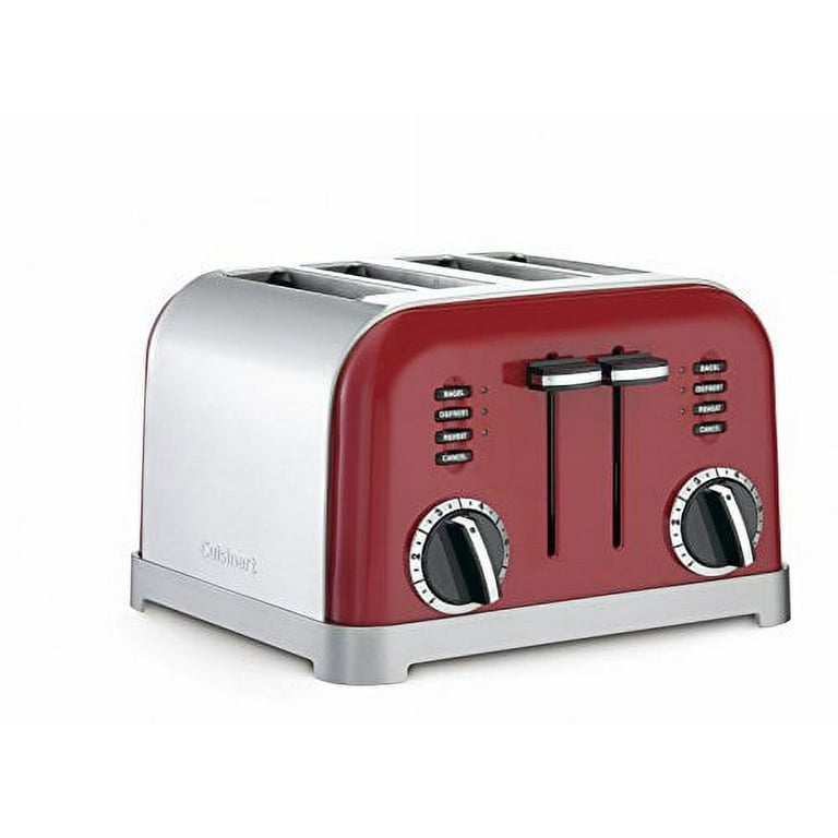 Cuisinart CPT-180MRP1 Metal Classic Toaster 4-Slice - Metallic Red