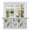 Bronze, variant on Teal Orange Boho Tier Curtains, Middle Century Geometric Abstract Light Filtering Kitchen Curtains, 2Pcs Rod Pocket Half Window Treatments Panels for Sink Cafe Cabinet Camper 27.5x36 Inches
