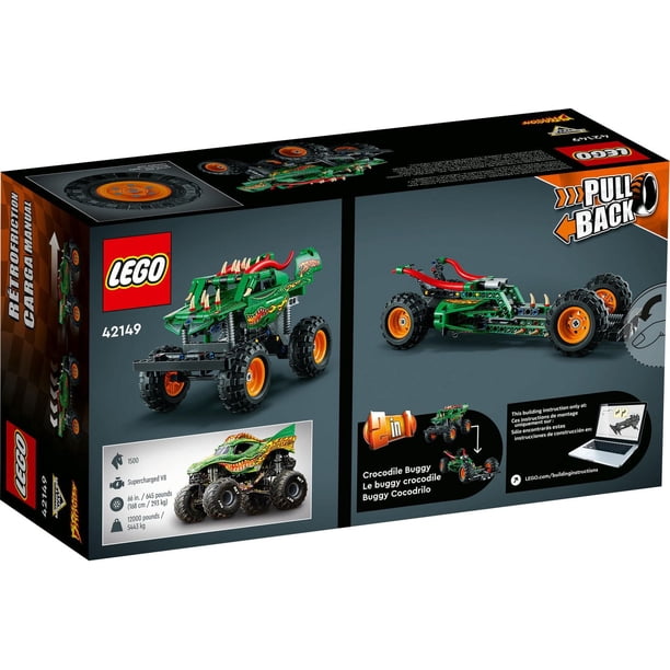 LEGO Technic Monster Jam Dragon, Monster Truck Toy for Boys and