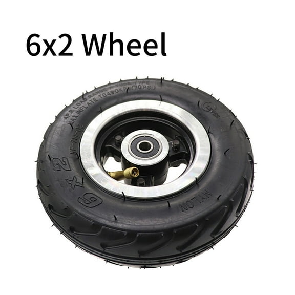 6 Inch 6X2 Wheels For Electric Scooter Wheel Chair Truck Use 6 Inch Tire Tyre F0 Pneumatic Trolley Cart