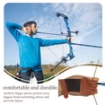 thumbnail image 4 of Advancent Guantes de tiro Accesorios de cazador Equipo de entrenamiento resistente al desgaste para exteriores de colores Protector exquisito marrón tiro y tiro con Advancent OD021123-00, 4 of 6