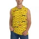 thumbnail image 1 of Balery Cute Funny Chicken Camisetas sin mangas para hombre, absorbe la humedad y protege contra el mal olor.-X-Large, 1 of 7