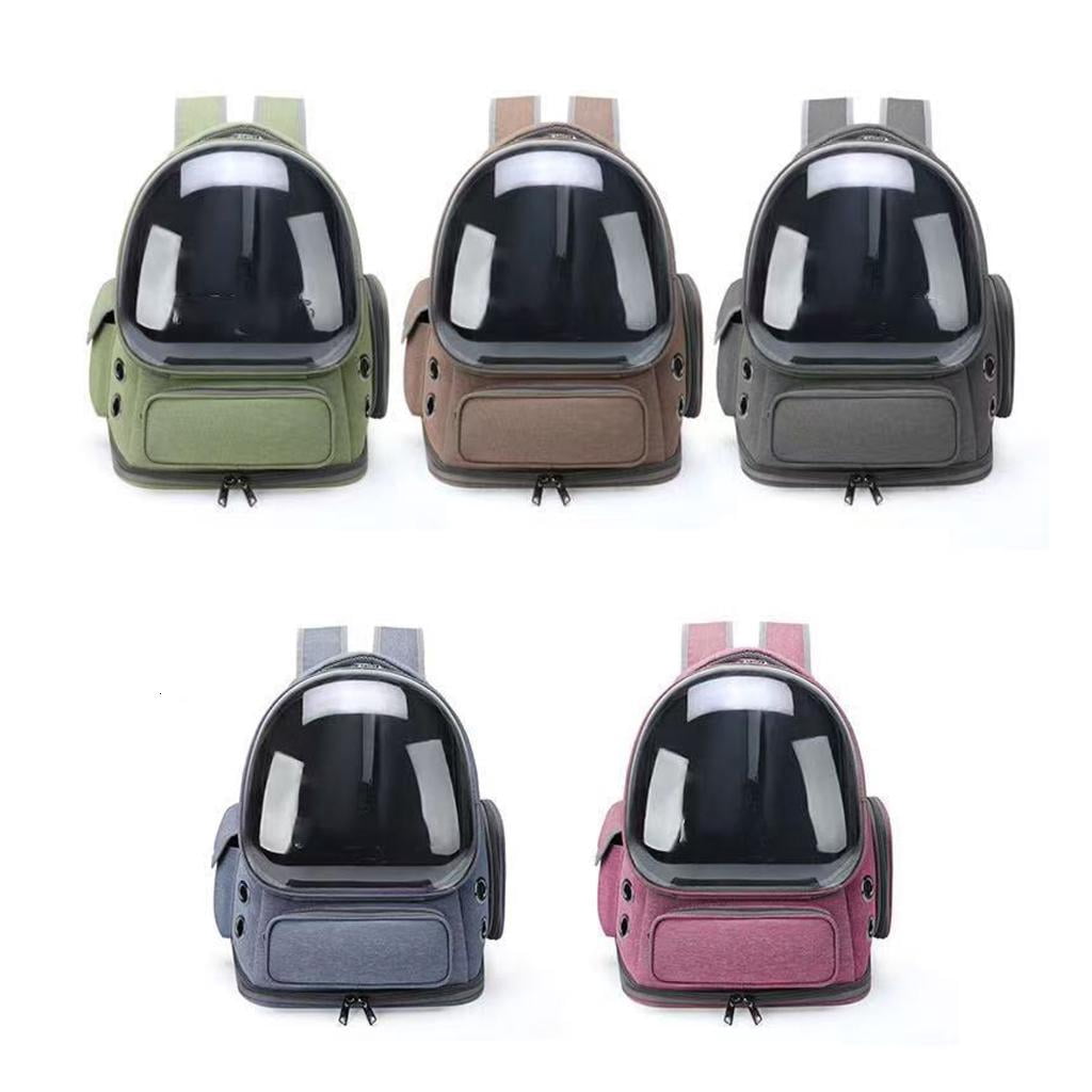 Yihuala Travel Pet Backpacks with Clear Window For Small Cats Dogs Breathable Pet Carrying Backpacks For Outdoor and Travel
