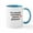 White/Blue Inside, variant on CafePress - Silently Correcting Grammar Mugs - 11 oz Ceramic Mug - Novelty Coffee Tea Cup