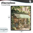 thumbnail image 4 of Stupell Industries Eclectic Coffee Shop Awning & Greenery Black Framed Giclee Art, 11 x 14, by LSR Design Studio, 4 of 8