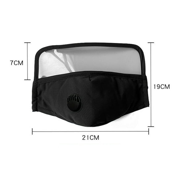 6-Pack Cotton Face Mask with Eye Shield and Carbon Filters