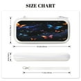 thumbnail image 4 of Cosmic Butterfly (2), Carrying Case For Nintendo Switch & OLED Version, Eva Lightweight Shockproof Protective Pouch Case for Game Console & Accessories with 10 Game Card Slot & Wristband, White, 4 of 6