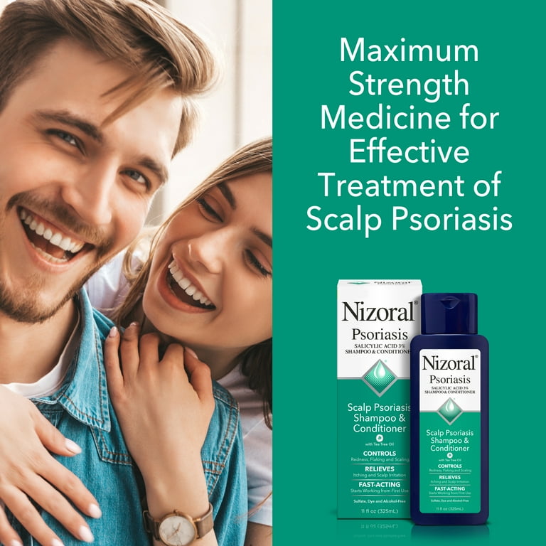 Nizoral Psoriasis Scalp Shampoo and Conditioner, 11 oz