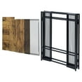 thumbnail image 3 of ACME Winam Rectangular Sofa Table in Antique Oak and Black, 3 of 5