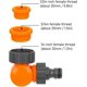 thumbnail image 2 of Quick Hose Connector Adapter,180 Degree Quick Connect Plastic Faucet Hose Coupler Rotatable Adapter, 2 of 5