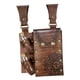 thumbnail image 4 of Bolsa de cinturón medieval de piel sintética para Halloween, moderna, con 2 botellas, para club Marrón, 4 of 9