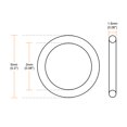 thumbnail image 3 of 50Pcs 5mm x 1.5mm Junta de goma O Ring Anillo de sellado Resistente al calor Verde, 3 of 5