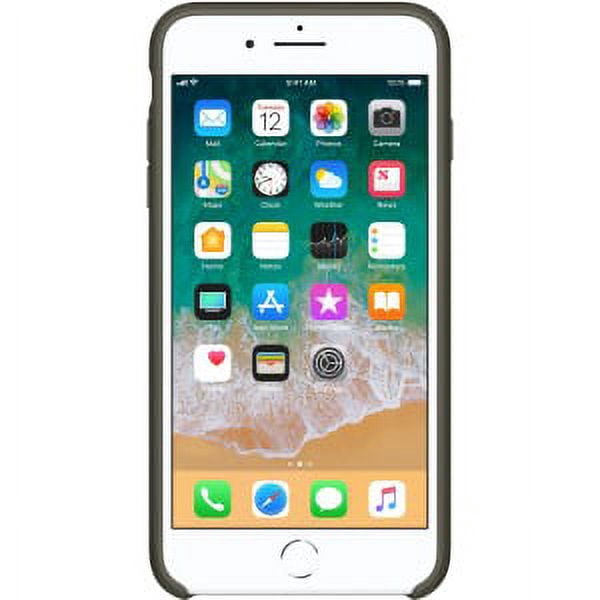 Apple Silicone Case for iPhone 8 Plus & iPhone 7 Plus - Dark Olive