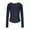 Navy, variant on LEBONYARD Women's Round Neck Fashion TopsSoft Casual Solid Color Long Sleeve Blouse