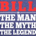 thumbnail image 3 of CafePress - Bill The Man The Myth The Legend T Shirt - Womens Tri-blend T-Shirt, 3 of 4