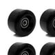 thumbnail image 5 of Juego de 4 patines de doble fila con ruedas de poliuretano resistentes al desgaste. Negro, 5 of 9