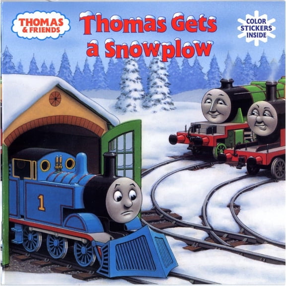 Pre-Owned Thomas Gets a Snowplow [With Stickers] (Paperback) 0375827838 9780375827839