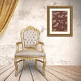 thumbnail image 3 of Goldberger, Jennifer 25x32 Gold Ornate Wood Framed with Double Matting Museum Art Print Titled - Bird Pattern V, 3 of 4