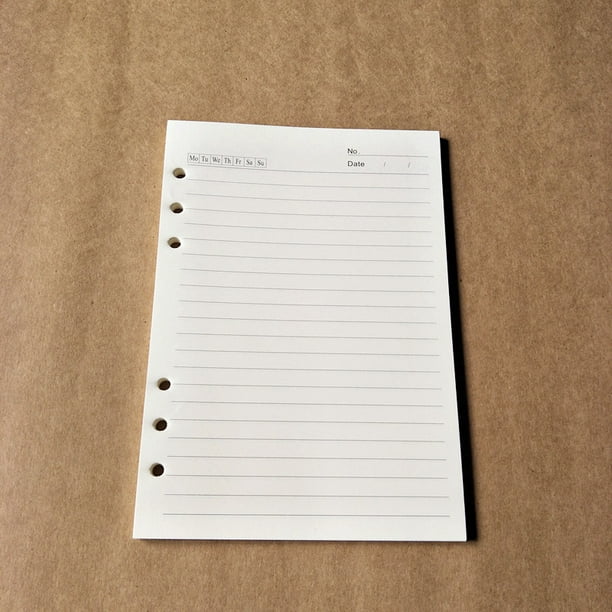 Carnet de notes autocollant vierge, 1 pièce de papier (80 feuilles