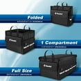 thumbnail image 2 of Car Trunk Organizer with Lid, Collapsible Storage Organizer, and for SUV, Truck, Sedan (Medium, Black), 2 of 4