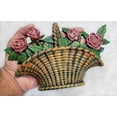 thumbnail image 4 of Lulu Decor, Cast Iron Flower Bouquet Decorative Door Stopper (Flower Basket) 2 lbs 8 oz, 4 of 6