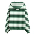 thumbnail image 4 of Women's Hooded Zippered Drawstring Waist Long Sleeved Comfortable Outdoor Sports Sweatshirt for Everyday Use, 4 of 4