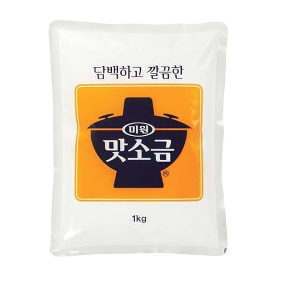 Chung Jung One Miwon MSG Salt 35.27 oz (1kg), Monosodium Glutamate Powder, Korean Flavor Enhancer Seasoning, Umami Cooking Ingredient