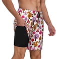 thumbnail image 3 of Goofa Squirrel In The Forest Printed Men's Swim Trunks Board Shorts Quick Dry Mens Swimming Trunks with Compression Liner,Breathable Fit Hawaii Beach Shorts-, 3 of 9