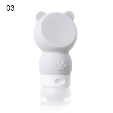 Portable Shampoo Holder Empty Makeup Tool Travel Kit Spray Bottle Silicone Refillable Bottle Lotion Cream Packing 3