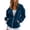 Royal Blue #35, variant on WULMLEO Womens Velour Zip Up Hoodie Long Sleeve Fall Oversized Hooded Sweatshirt Y2K Jacket 2026 Soft Warm Fashion Sweaters with Pockets Red S