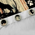 thumbnail image 4 of Feelyou Vintage Farmhouse Black Out Curtains, Jungle Wolf Animal Curtains Pack of 2 (42x63 Each), Western Aztec Countryside Bedroom Curtains, Blackout Curtains Bedroom Decor, 4 of 6
