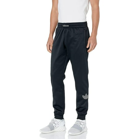adidas Originals Mens Sport Logo Sweatpants, Black, Medium