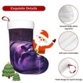 thumbnail image 7 of Cauagu Purple Hippo In Water for Christmas Stockings,1-Pack Large Xmas Stocking Holiday and Farmhouse Stocking Fit for Christmas Holiday Party Decoration(17.7*11 Inch), 7 of 7