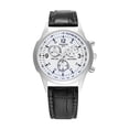 thumbnail image 1 of Mirar - Reloj de cuarzo para hombre, exquisito reloj de pulsera para hombre con bloqueo de luz azul, cristal mineral, tiempo preciso, puntero luminoso, 3 ATM, relojes de negocios a prueba d 1 1, 1 of 5