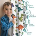 thumbnail image 3 of Blackout Kids Curtains,Dinosaur and Cactus Pattern Childrens Insulated Curtains Set Of 2,Bedroom Essentials,Toddler Room Decor 42"x54", 3 of 5