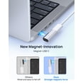 thumbnail image 4 of Adaptador electrónico Lanhiem 140W PD USB-C a MagSafe 3 Silver, 4 of 8