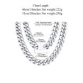 thumbnail image 5 of FindChic Chunky Cuban Link Chain for Women Stainless Steel Choker Necklace Silver Hip Hop Curb Chain Birthday Mothers Day Jewelry Gifts Her Mom Wife Lady Female Adults Age Ideas, 14mm/20inch, 5 of 9