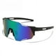 thumbnail image 4 of Gafas de ciclismo con montura blanca, transparentes, de gran tamaño, para exteriores, que cambian de color, para correr, resistentes al viento y a la arena, con protección ultravioleta para miopía, 4 of 5