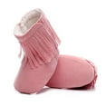 thumbnail image 4 of Akiihool Baby Booties Girl Unisex Baby Booties Soft Sole and Non Slip Boy and Girl Cozy Shoes (Pink,5), 4 of 4